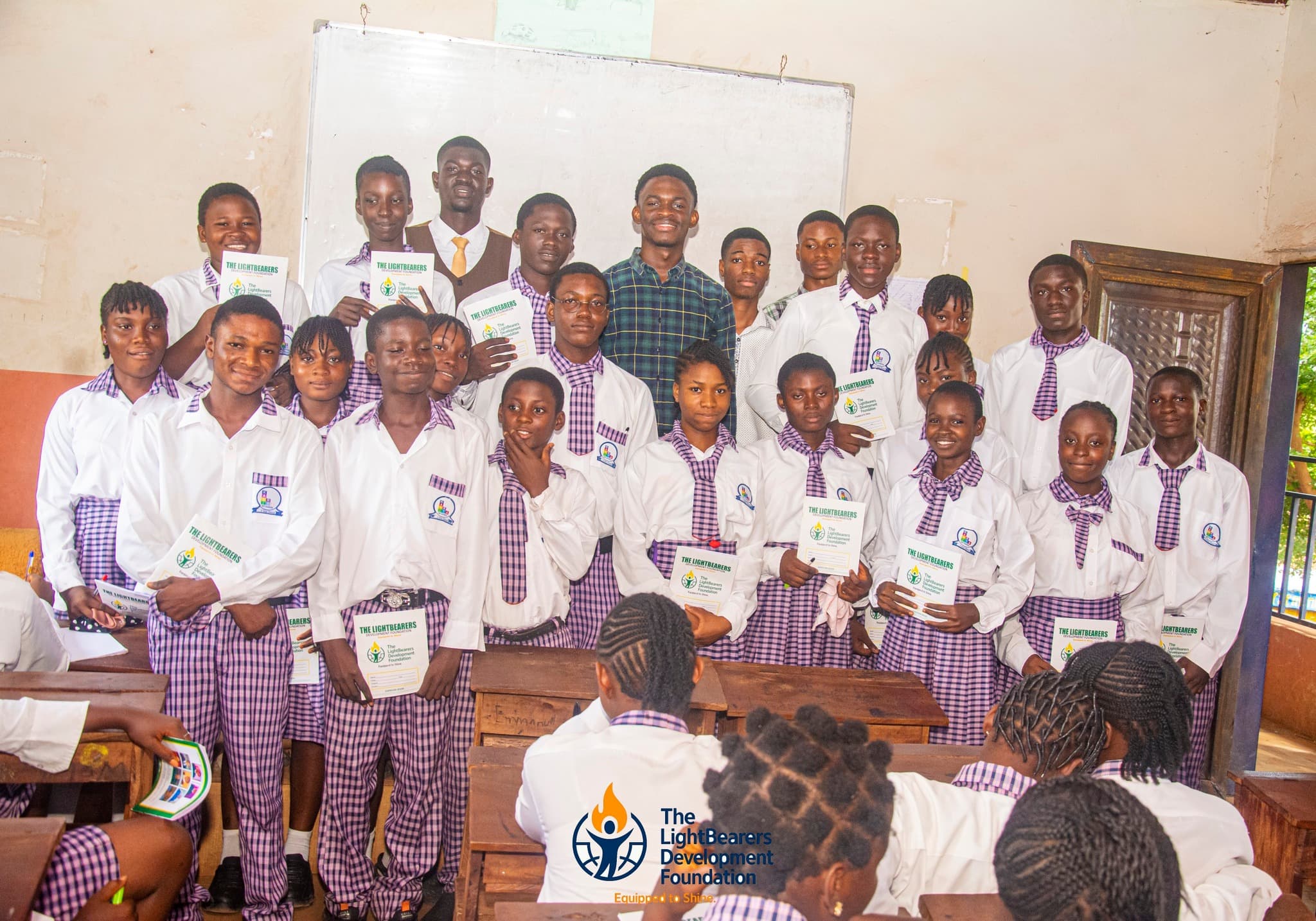 LBDF outreach with secondary school students in Plateau State